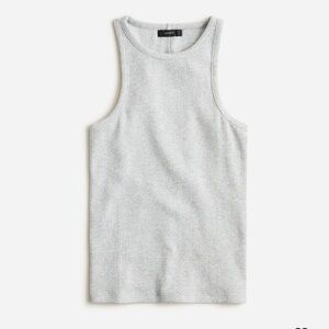 JCREW New Favorite tank in vintage rib in Heather gray size  NWT